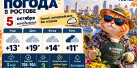 Тепло и пасмурно: какая погода ждет Ростов 5 октября - Bloknot-Rostov.Ru