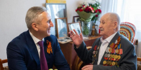 100-летие отметил участник Великой Отечественной войны Иван Матвеевич Поярков (Тюмень) - Департамент социального развития