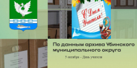 5 октября - День учителя - Убинский район