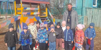 В селе Глядянском детсадовцы посетили строящуюся церковь - Епархия