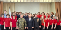 В гимназии «Логос» и Чудовском техникуме прошли уроки мужества - Боевое братство