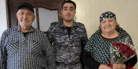 В Кабардино-Балкарии сотрудники Росгвардии поздравили представителей старшего поколения с Международным днем пожилых людей - Росгвардия