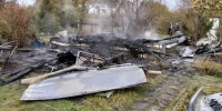 Тела женщины и ребенка нашли после пожара в садовом доме в Подмосковье - M24.Ru