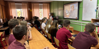 Сотрудник ИК-14 провела профориентационный урок с выпускниками школы - УФСИН