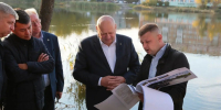 Мэр Шелест поблагодарил мецената за обновление территории ДШИ № 21 - ИА Новый Омск