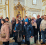 Пение с чтением акафиста перед частицей пояса Пресвятой Богородицы делегации Мелекесской епархии - Мелекесская епархия