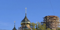 В Котовске установили кресты и купола на строящийся храм Рождества Христова 2 - Тамбовская митрополия