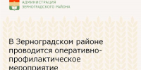 В Зерноградском районе проводится оперативно-профилактическое мероприятие 
«Встречная полоса» - Зерноградский район