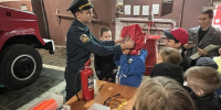 Зарайские школьники побывали на экскурсии в пожарной части - ГУ МЧС МО