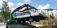 С улиц Ялты эвакуируют брошенные автомобили - Комсомольская правда