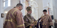 В Неделю 18-ю по Пятидесятнице архиепископ Герасим возглавил Литургию в кафедральном соборе - Владикавказская Епархия