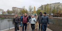 Глава Ижевска Дмитрий Чистяков посетил с обходом объекты Устиновского района - Информационно-аналитическое управление г. Ижевск