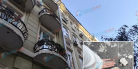 Куски фасада упали на тротуар со здания Управления капитального строительства Ростова - DonDay.Ru