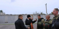 Священник благословил Росгвардейцев на исполнение воинского долга - Липецкая Епархия