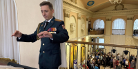Оркестр Управления Росгвардии по Владимирской области выступил с праздничной программой ко Дню пожилого человека - Росгвардия