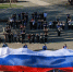 В Реутове прошел флешмоб ко Дню воссоединения новых территорией с Россией - ТВ-Реутов