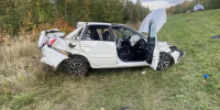 Под Липецком «Гранта» вылетела в кювет, пострадал водитель - Комсомольская Правда