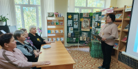 В районной библиотеке прошел час искусства для жителей старшего поколения Пачелмы - Пачелмский район