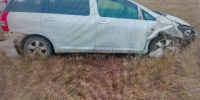 Водитель пострадала при опрокидывании автомобиля на трассе в Борзинском округе - Baikal24.Ru