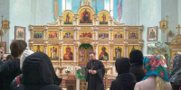 Студенты АТНГ побывали на экскурсии в Данииловском храме 1 - Ачинское благочиние