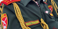 На Камчатке кадеты Росгвардии получили знамя ведомства - Росгвардия