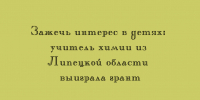 Учитель химии из Липецкой области получила грант — теперь сможет ещё ярче зажигать интерес к науке у школьников - Народное слово