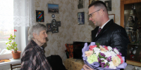 Блокадница и ветеран труда Клавдия Бутакова из Лодейного Поля отметила 92-летие - ЛенТВ24
