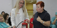 В поликлинике №1 прошла плановая профилактическая встреча с медицинским персоналом - МЧС Ростовской области