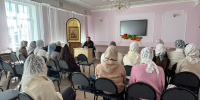 Клирик Дивеевского благочиния провел духовную беседу с паломнической группой - Нижегородская епархия