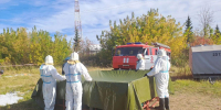 Локализовали и ликвидировали разлив нефтепродуктов: комплексные учения в г.Сибай - ГУ МЧС России по РБ