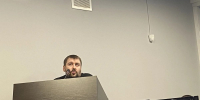 Советник при ректорате ПСТГУ А. В. Дружинин выступил с докладом о правовом статусе теологического образования - ПСТГУ