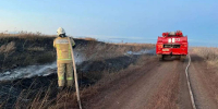 В Сакмарском районе сгорело 500 квадратных метров сухой трав - ProOren.Ru