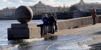Фото: в Петербурге уровень воды в Неве превысил норму - Spbdnevnik.ru