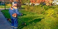 6 октября в Коврове косят траву и убирают смёт - KovrovSegodnya.Ru