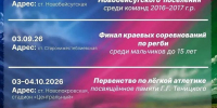 Дайджест мероприятий, прошедших в муниципалитетах Краснодарского края с 02.09.26 по 05.10.26 - Министерство физической культуры и спорта