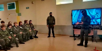 Столичные спецназовцы провели занятие с воспитанниками военно-патриотического клуба - Росгвардия