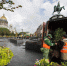 В Петербурге начали демонтаж сада-трансформера на Синем мосту - Петербургский дневник