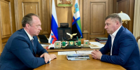 Александр Шуваев встретился с депутатом Госдумы и экс-руководителем «БАРС-Брянск» - Мир Белогорья