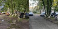 После жалобы жильца в прокуратуру в новокузнецком дворе залатали дорогу - Газета Комсомольская правда