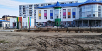 У строящейся Детской поликлиники в Арбане выполняют первый этап благоустройства - Медиагруппа Юг Сибири