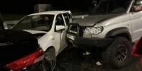 В Сочи УАЗ врезался в стоящие в очереди на заправку автомобили. Пострадала женщина - Кубанские Новости