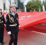 На параде в честь 74-й годовщины Победы в Великой Отечественной войне - учащиеся Новороссийского казачьего кадетского корпуса. Впереди задает темп избранный атаман, 11-классник Дмитрий Большаков. Фото: slavakubani.ru - Газета Алтайский спорт