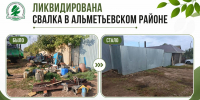 По предостережению экологов в Альметьевском районе ликвидировали свалку - Министерство экологии