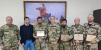 В Дагестане росгвардейцы отмечены за вклад в развитие боевых искусств - Росгвардия