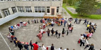 В школе посёлка Славинск прошла тренировка по народной гимнастике «РУТОП» - Единая Россия