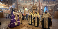 Вечернее богослужение в Троицком кафедральном соборе г. Щигры. - Щигровская епархия