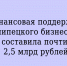 Липецкий бизнес получил почти 2,5 млрд рублей финансовой поддержки - Народное слово