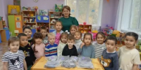 В детском саду "Солнышко" прошла акция "Посылка солдату" - Администрации г. о. Сибай