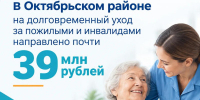 В Октябрьском районе развивают систему долговременного ухода - Октябрьский район
