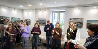 В Мурманске открылась выставка живописи Сергея Чеботаря - Вечерний Мурманск
